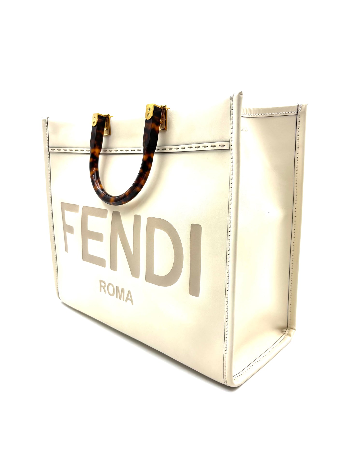 Fendi - Sunshine - Leather - White - (medium)