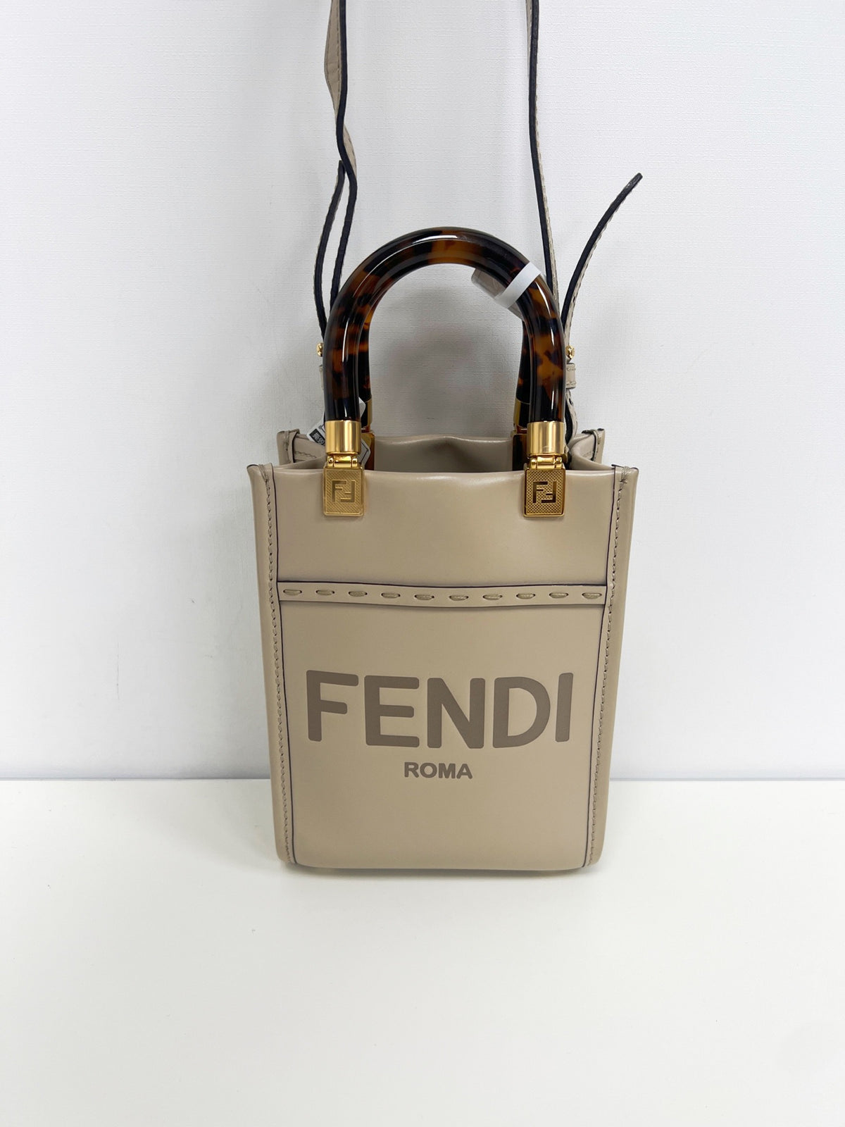 Fendi - Sunshine Mini - Leather - Beige - (mini)