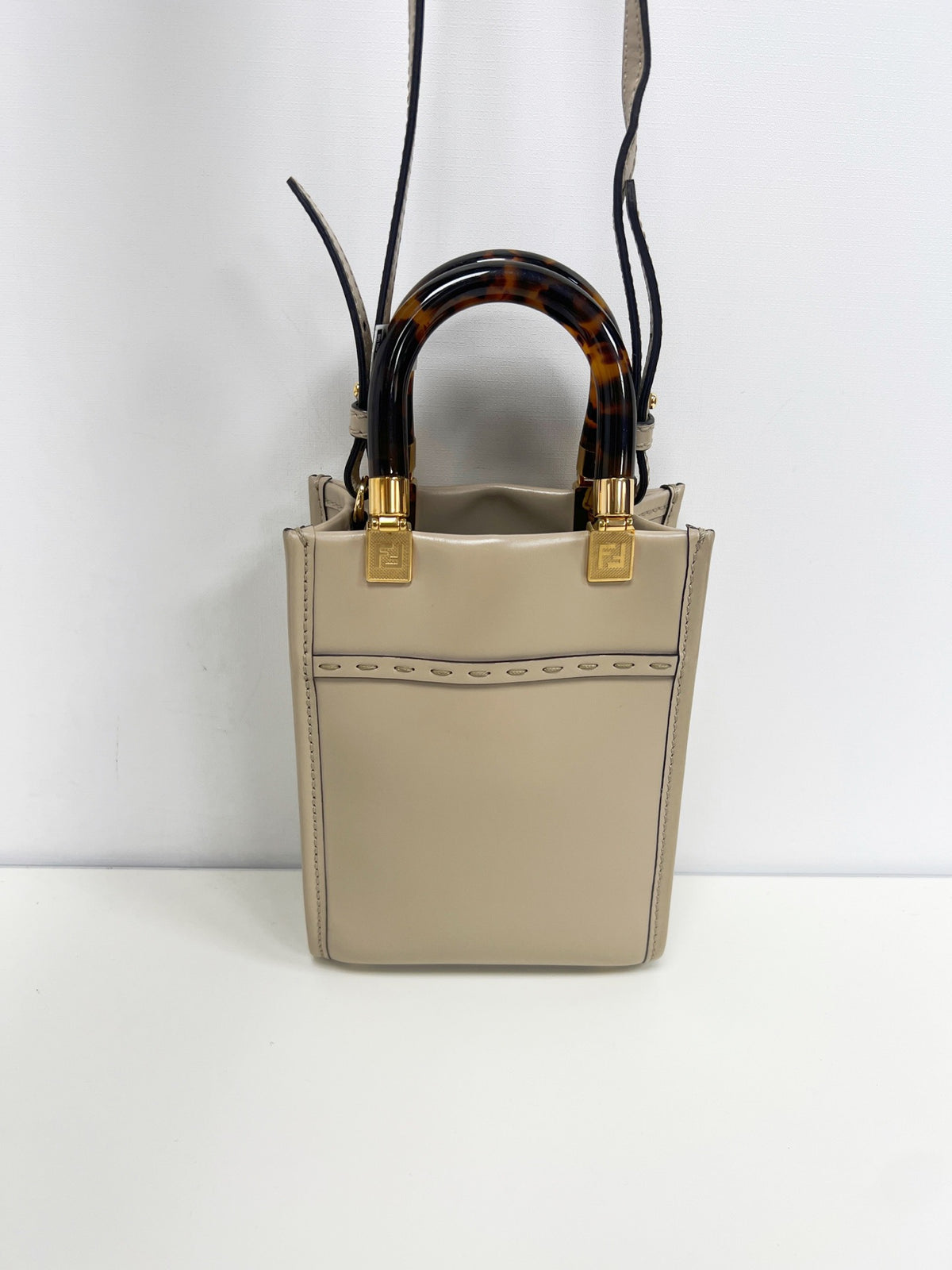 Fendi - Sunshine Mini - Leather - Beige - (mini)