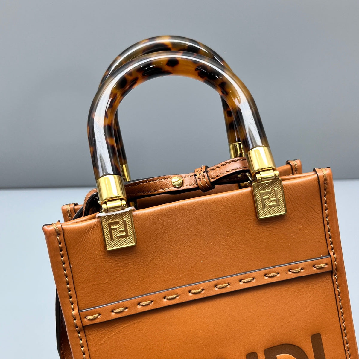 Fendi - Sunshine mini - Leather - Camel - (mini)