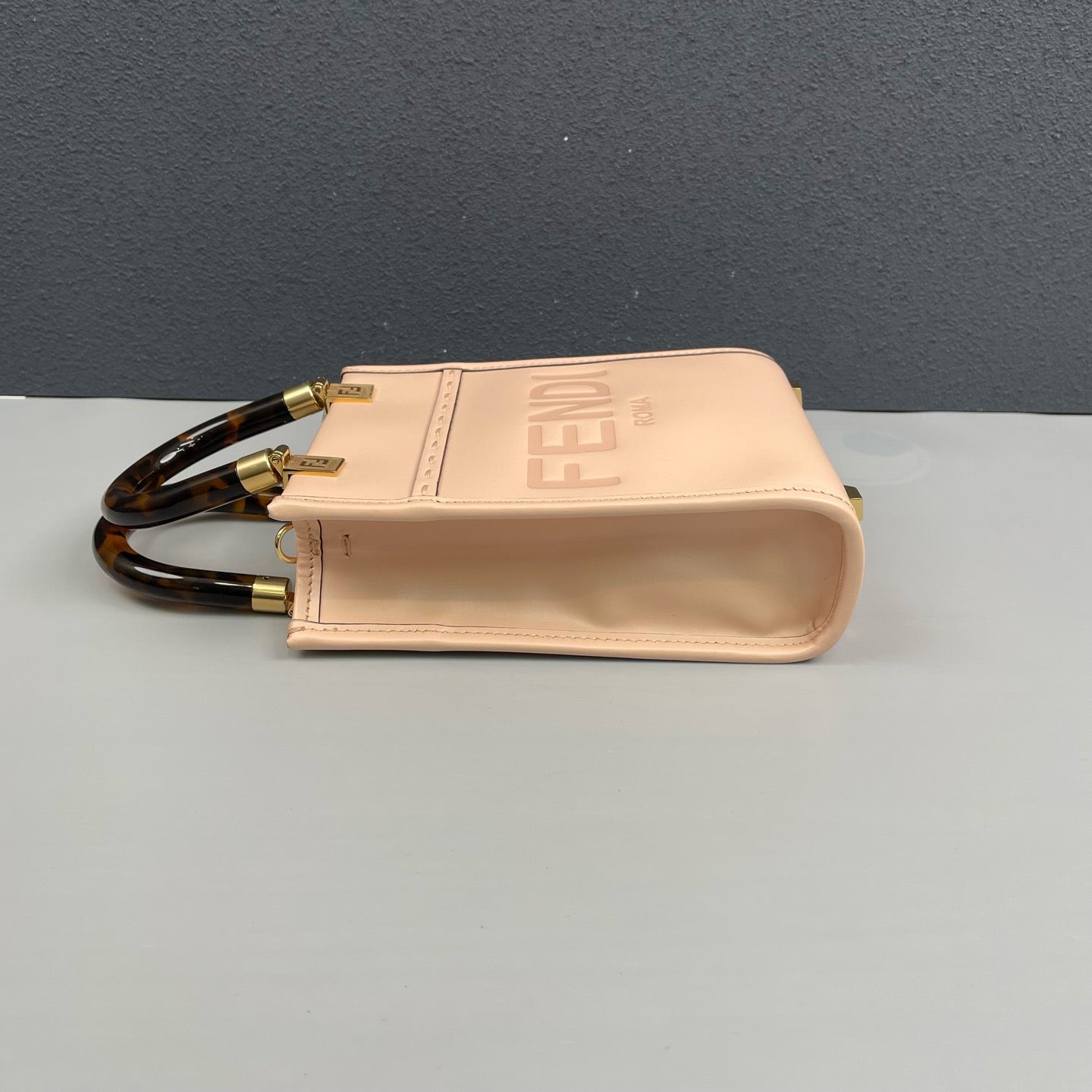 Fendi - Sunshine Mini Tote Bag - Leather - Pink - (mini)