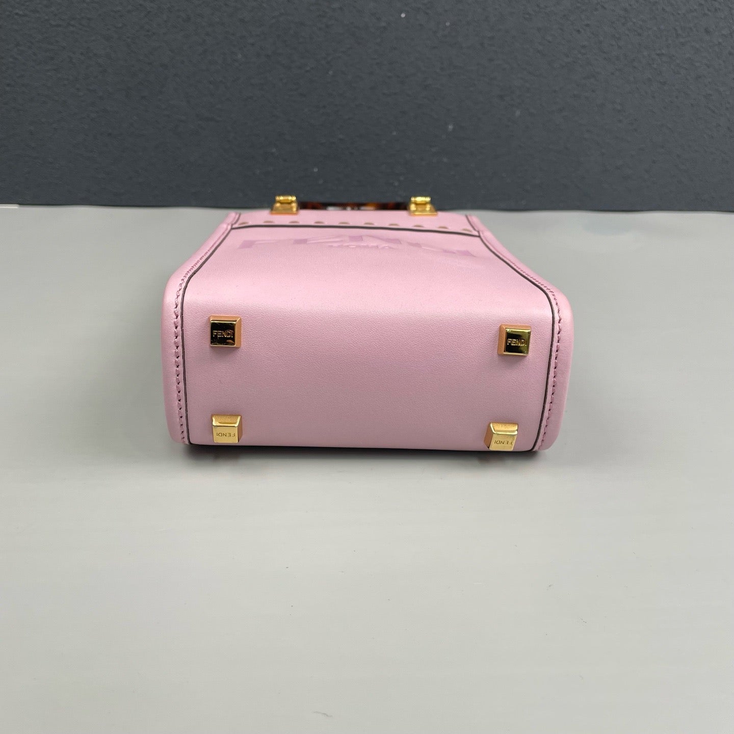 Fendi - Sunshine Mini Tote Bag - Leather - Pink Purple with Gold-Tone Hardware - (mini)