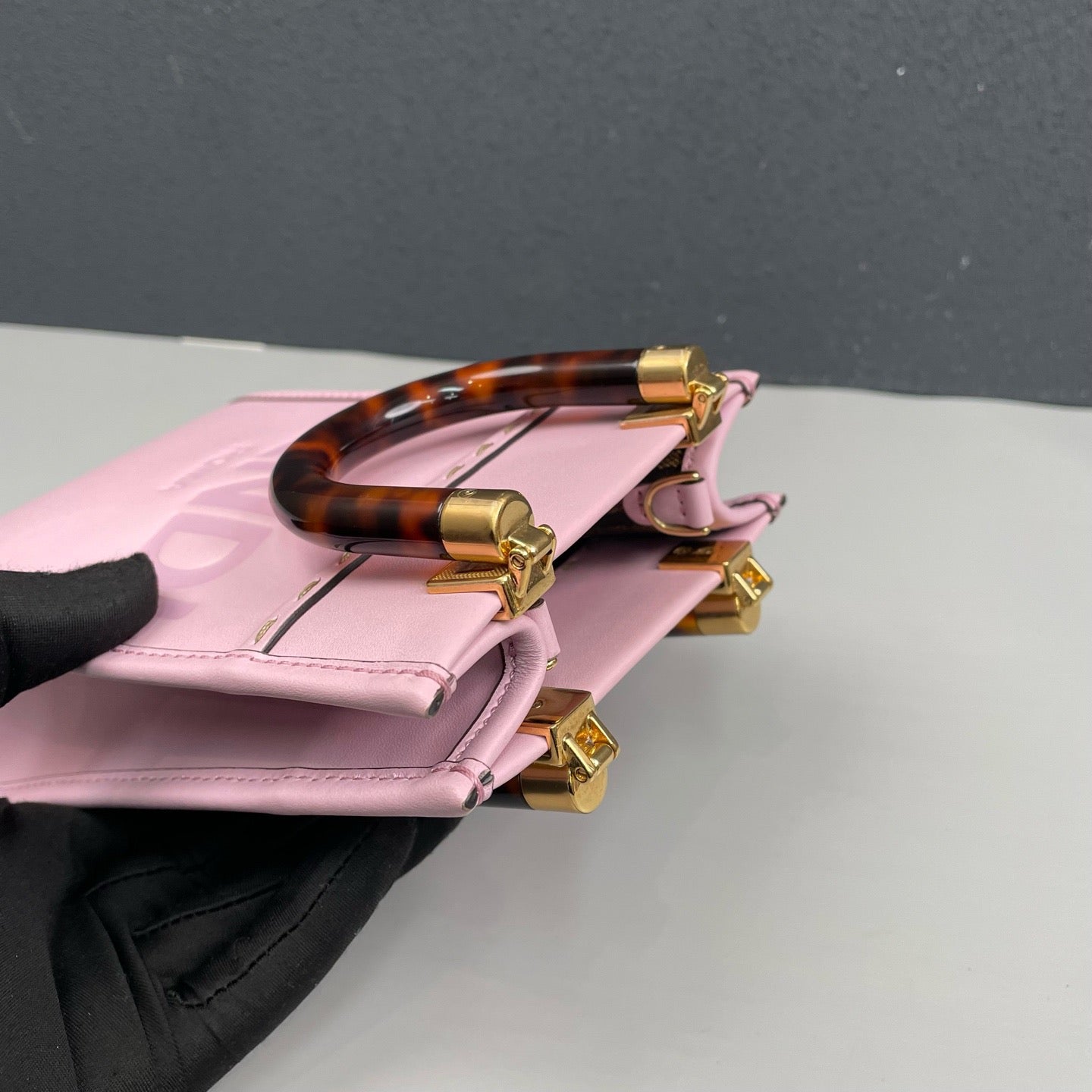 Fendi - Sunshine Mini Tote Bag - Leather - Pink Purple with Gold-Tone Hardware - (mini)