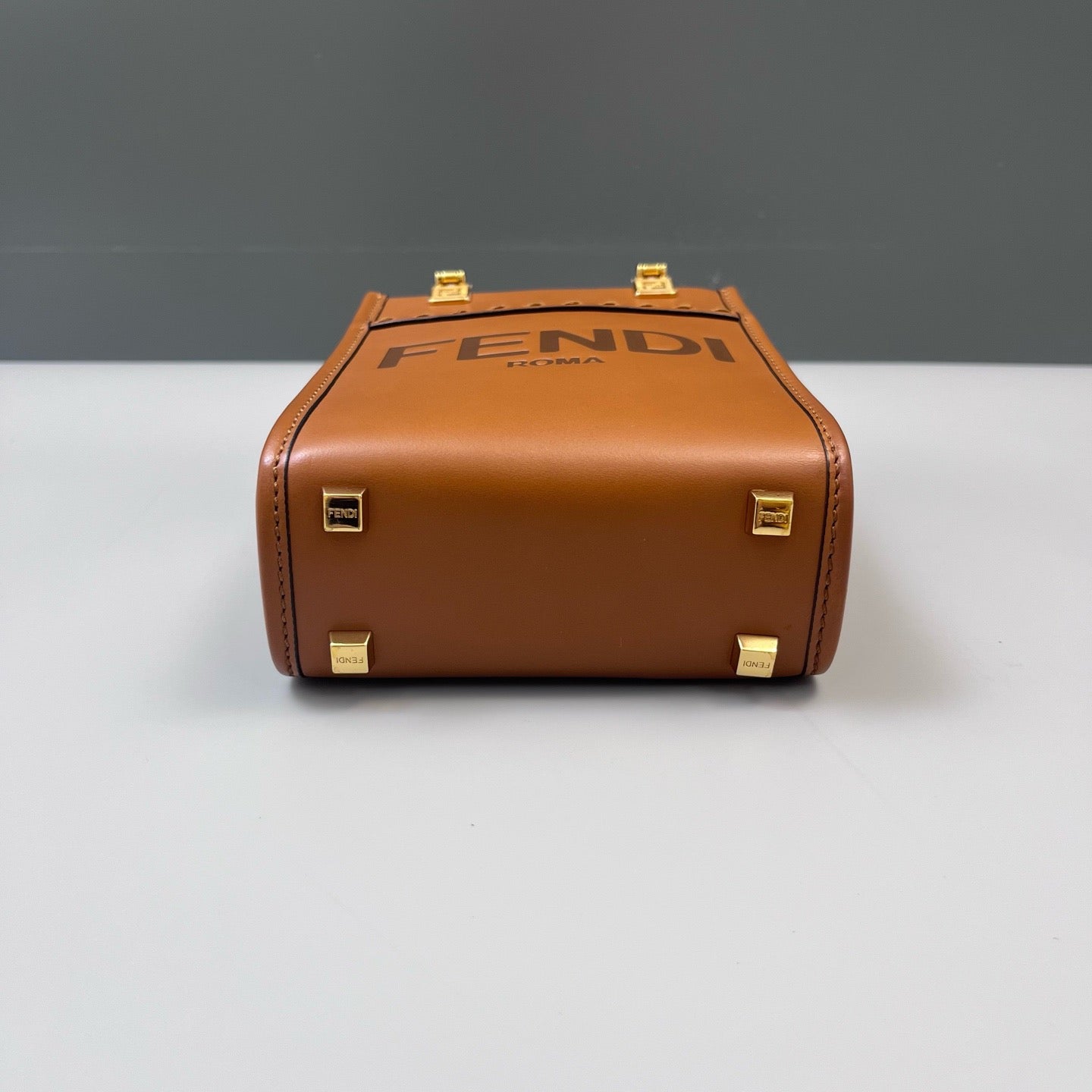 Fendi - Sunshine Shopper - Leather - Brown - (mini)