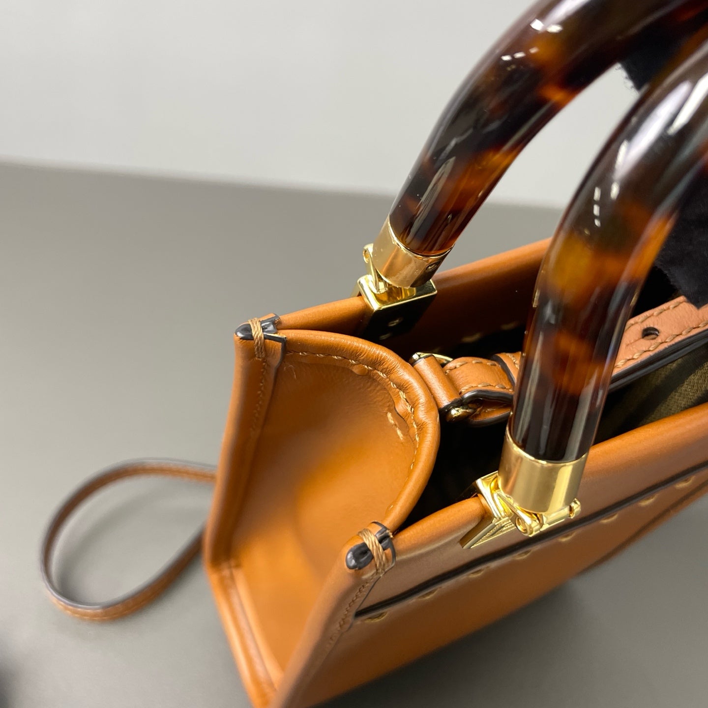 Fendi - Sunshine Shopper - Leather - Brown - (mini)