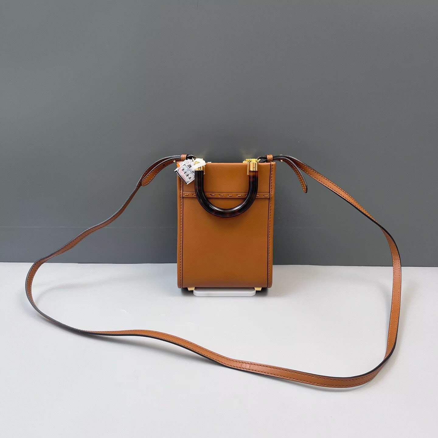 Fendi - Sunshine Shopper Nano - Leather - Brown - (Mini)