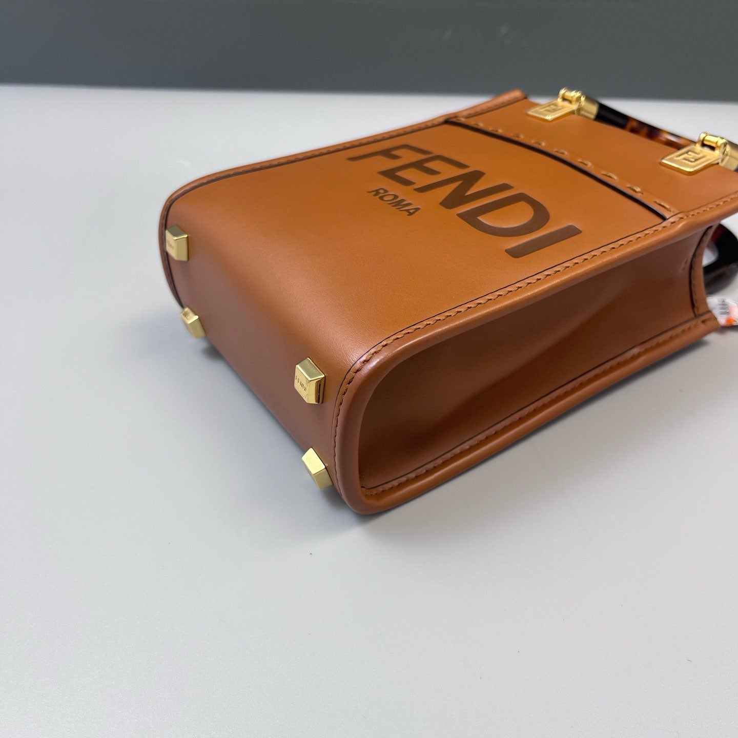 Fendi - Sunshine Shopper Nano - Leather - Brown - (Mini)