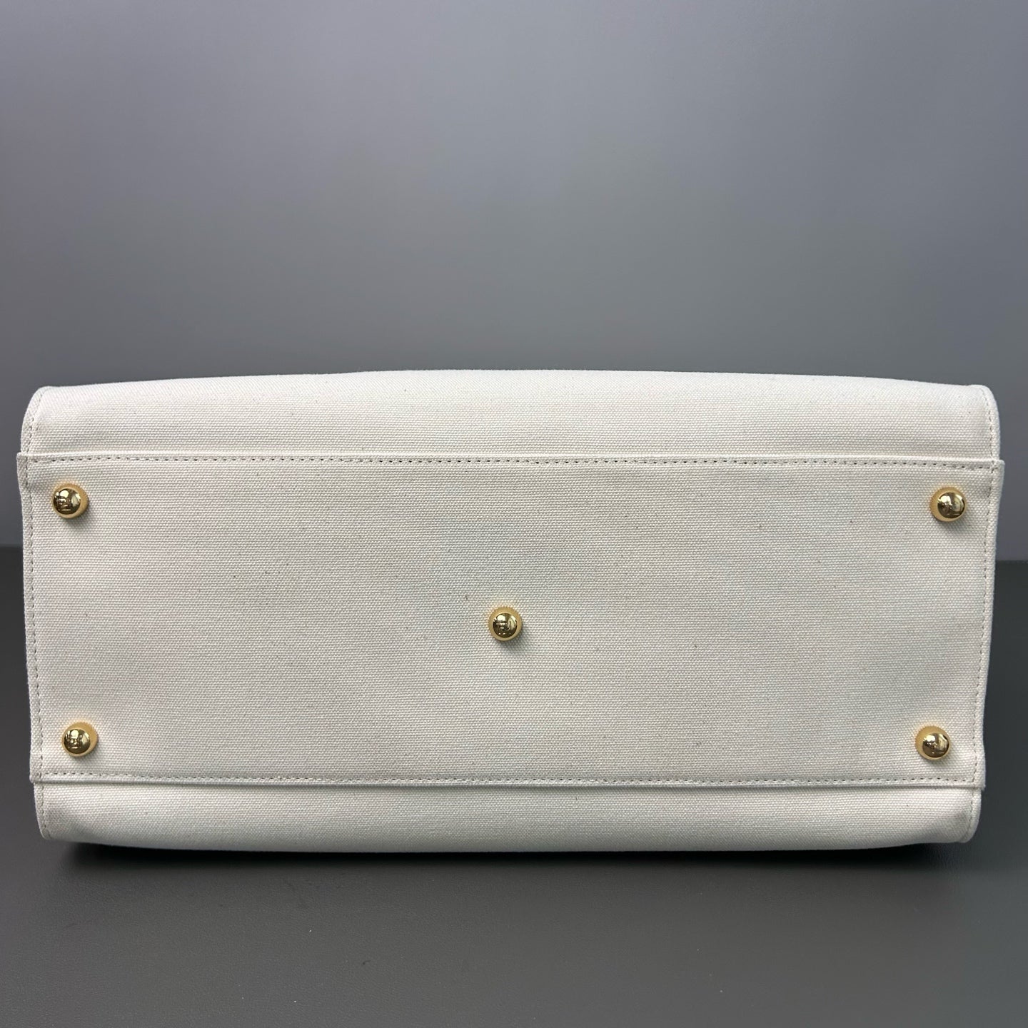 Fendi - Sunshine Tote Bag - Canvas, Wood, Leather - Beige - (large)