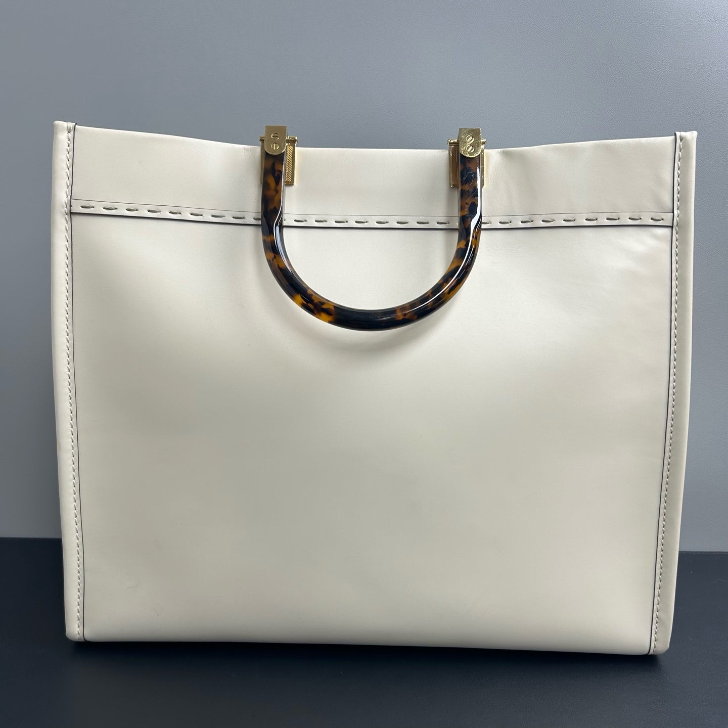 Fendi - Sunshine Tote - Leather - White - (medium)