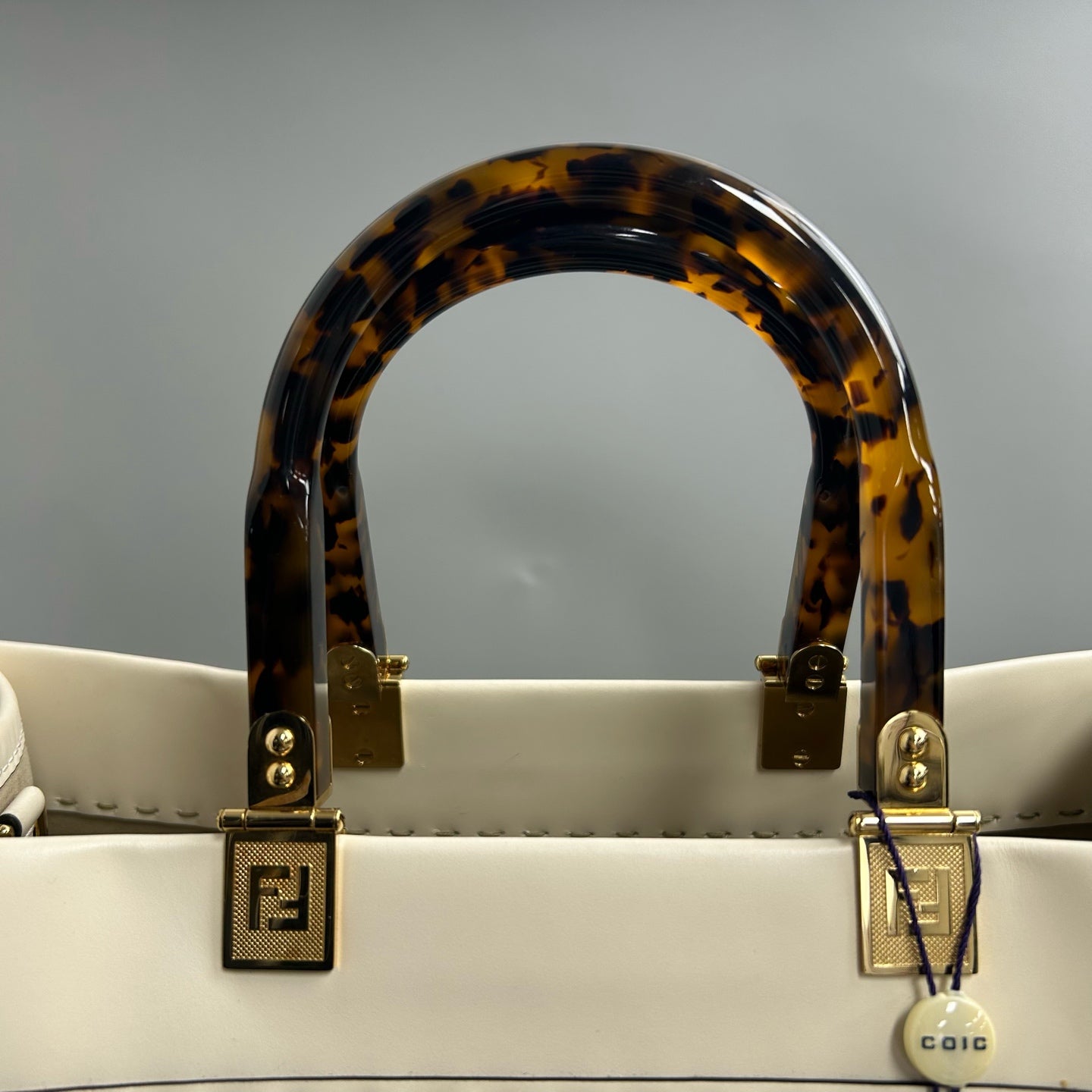 Fendi - Sunshine Tote - Leather - White - (medium)