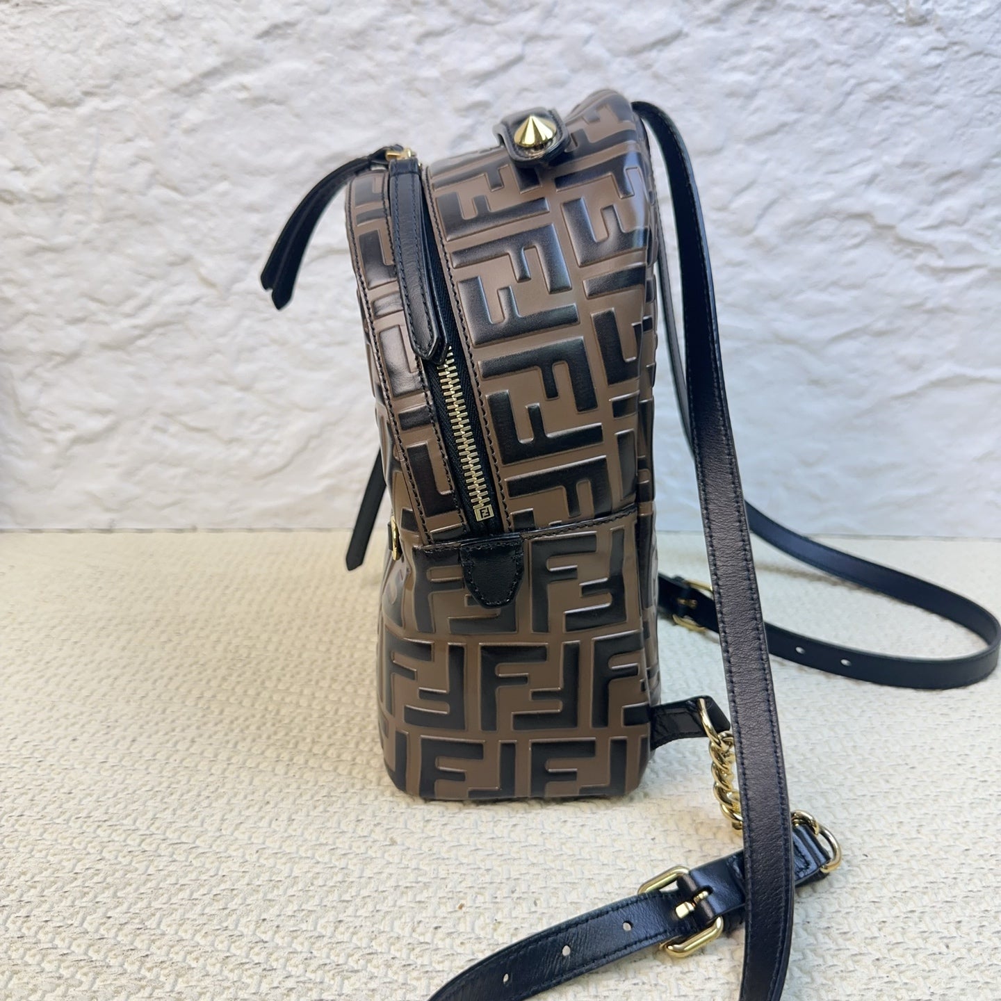Fendi - Zucca Backpack - Leather - Brown - (small)