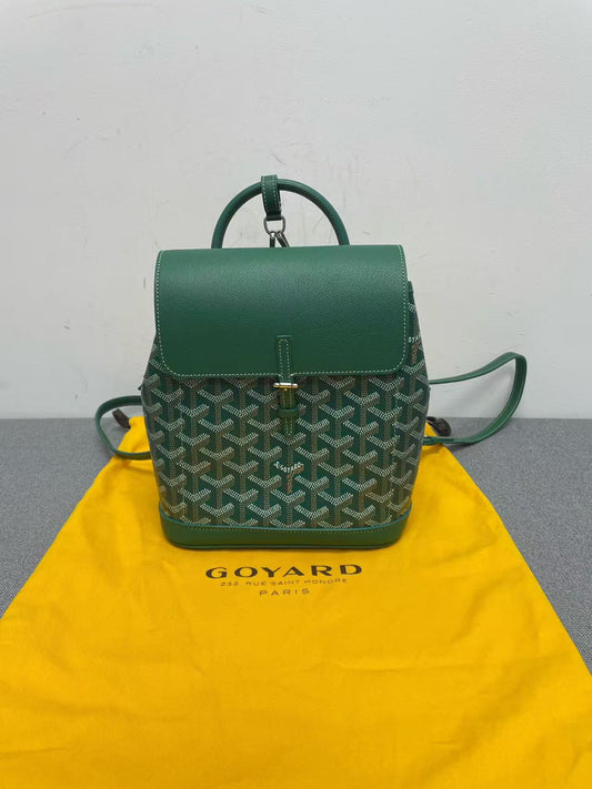 Goyard - Alpin Mini Backpack - Goyardine canvas and leather - Green - (mini)