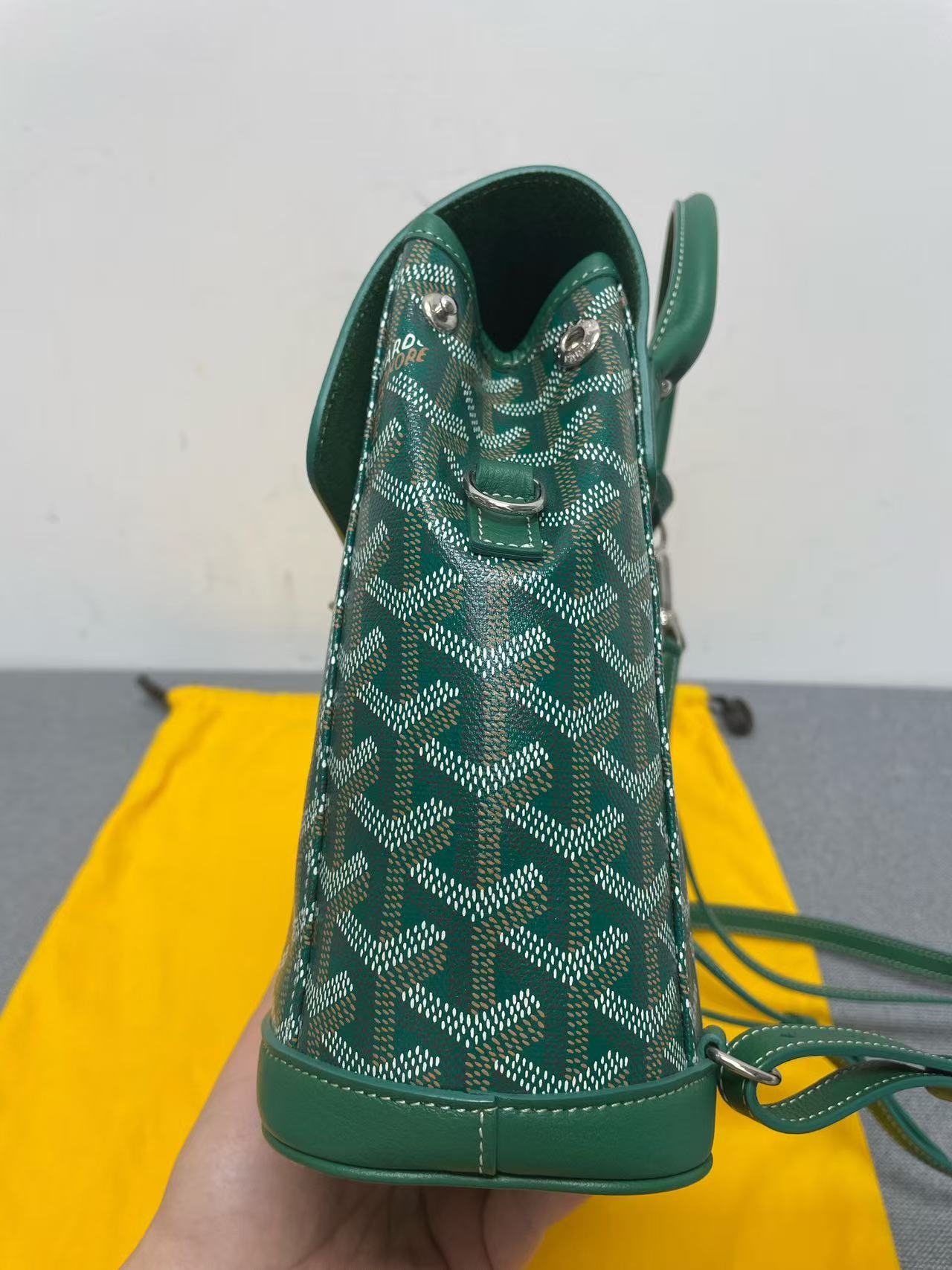 Goyard - Alpin Mini Backpack - Goyardine canvas and leather - Green - (mini)