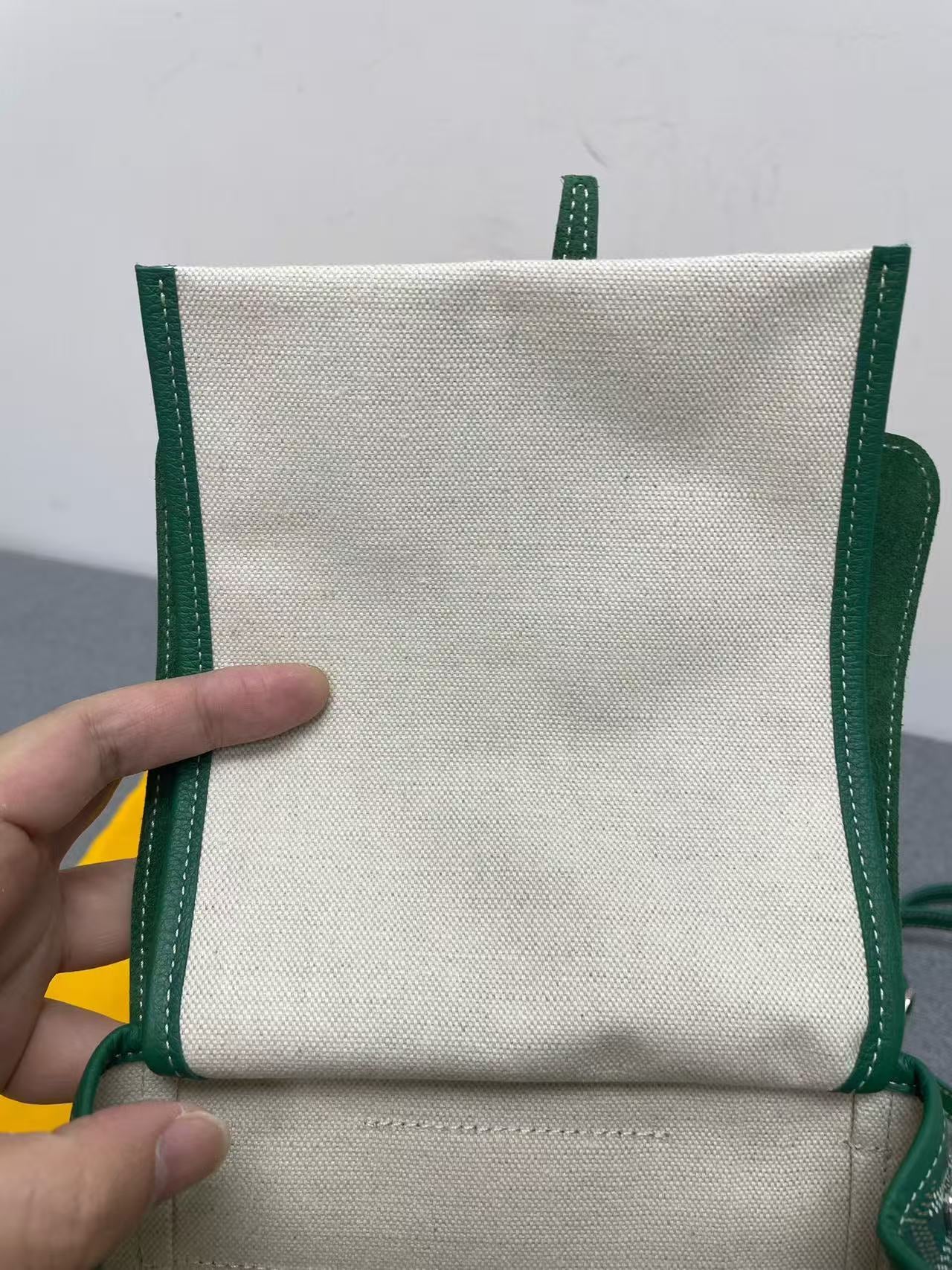 Goyard - Alpin Mini Backpack - Goyardine canvas and leather - Green - (mini)