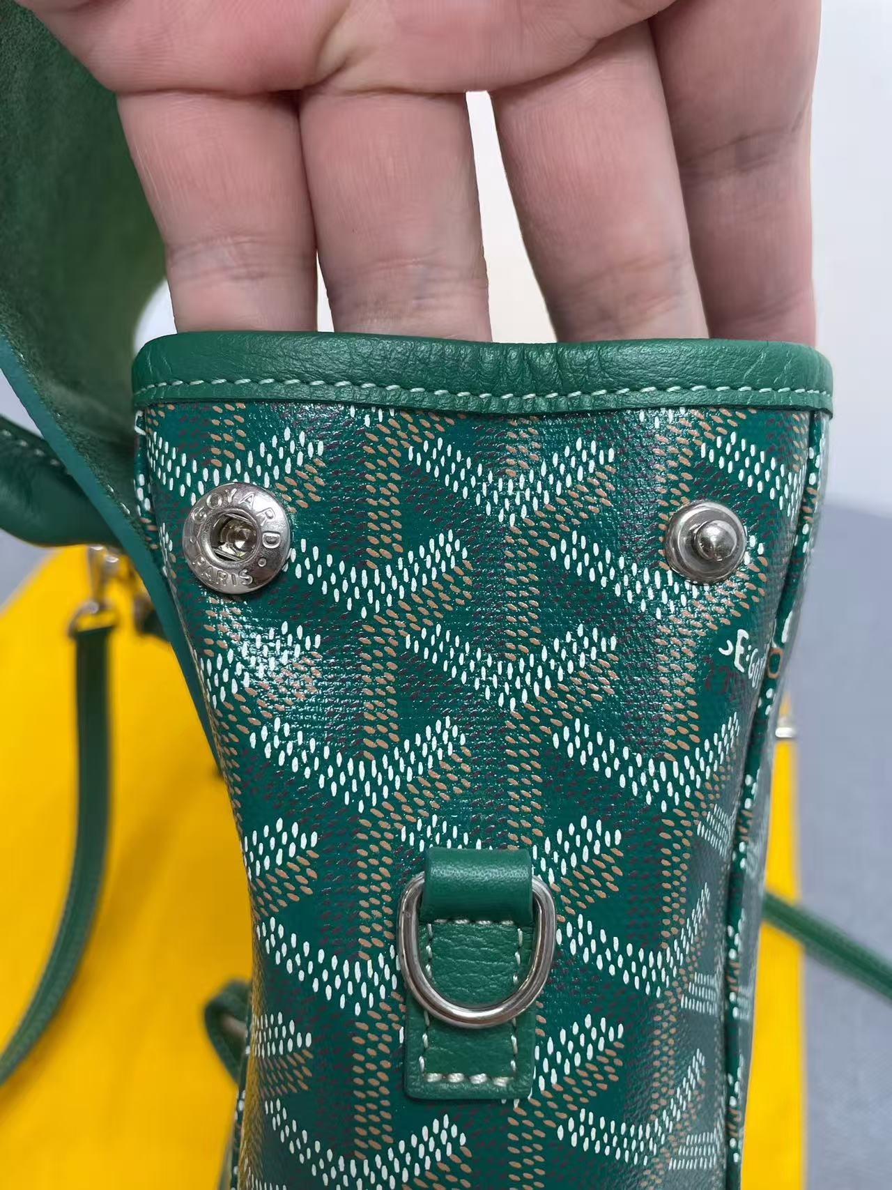 Goyard - Alpin Mini Backpack - Goyardine canvas and leather - Green - (mini)