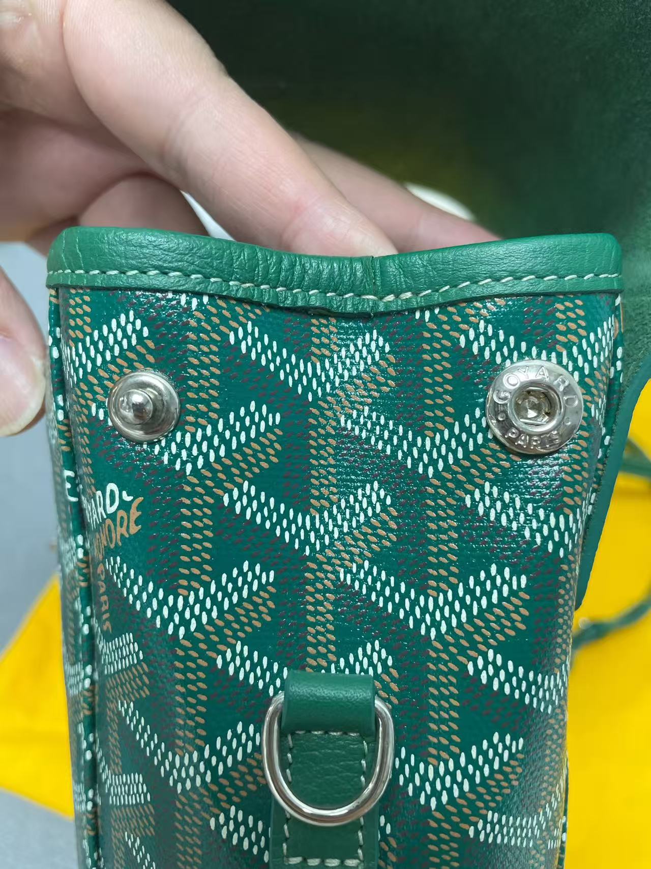 Goyard - Alpin Mini Backpack - Goyardine canvas and leather - Green - (mini)