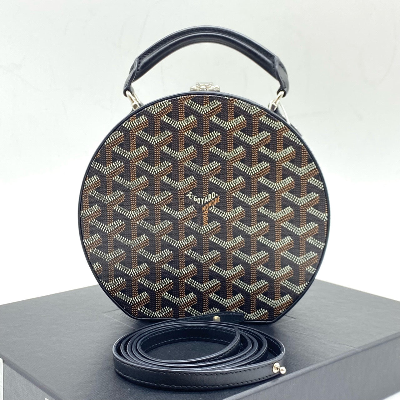 Goyard - Alto - Goyardine canvas and Leather - Black - (mini)