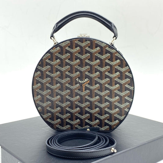 Goyard - Alto - Goyardine canvas and Leather - Black - (mini)
