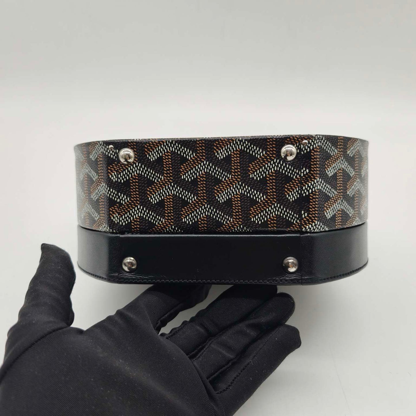 Goyard - Alto - Goyardine canvas and Leather - Black - (mini)