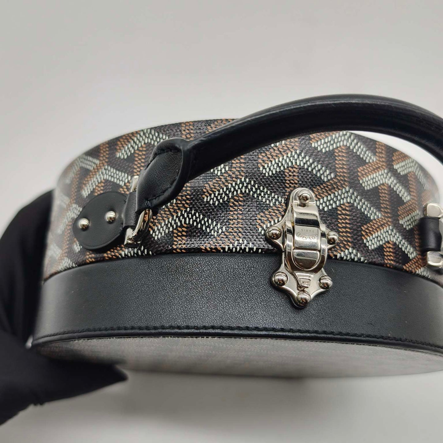 Goyard - Alto - Goyardine canvas and Leather - Black - (mini)