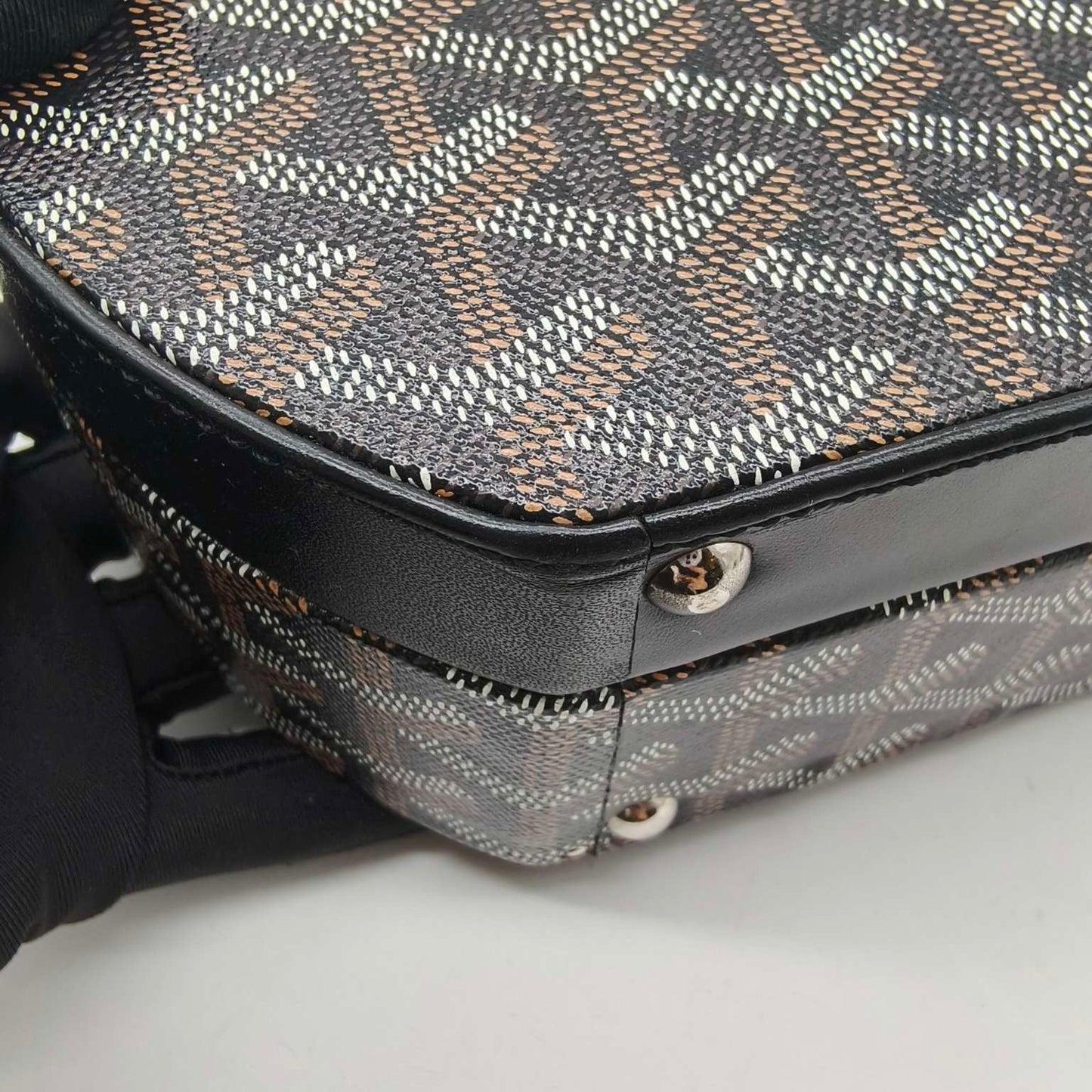 Goyard - Alto - Goyardine canvas and Leather - Black - (mini)
