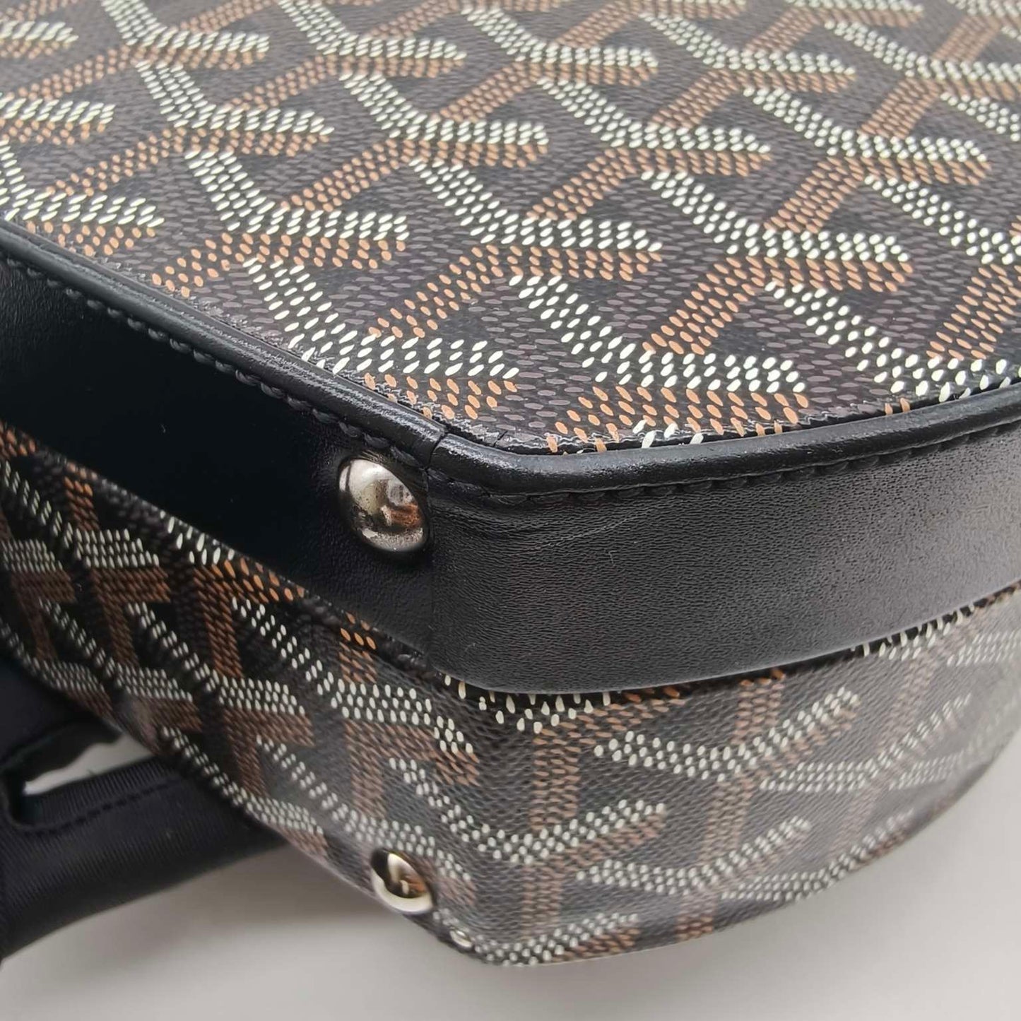 Goyard - Alto - Goyardine canvas and Leather - Black - (mini)