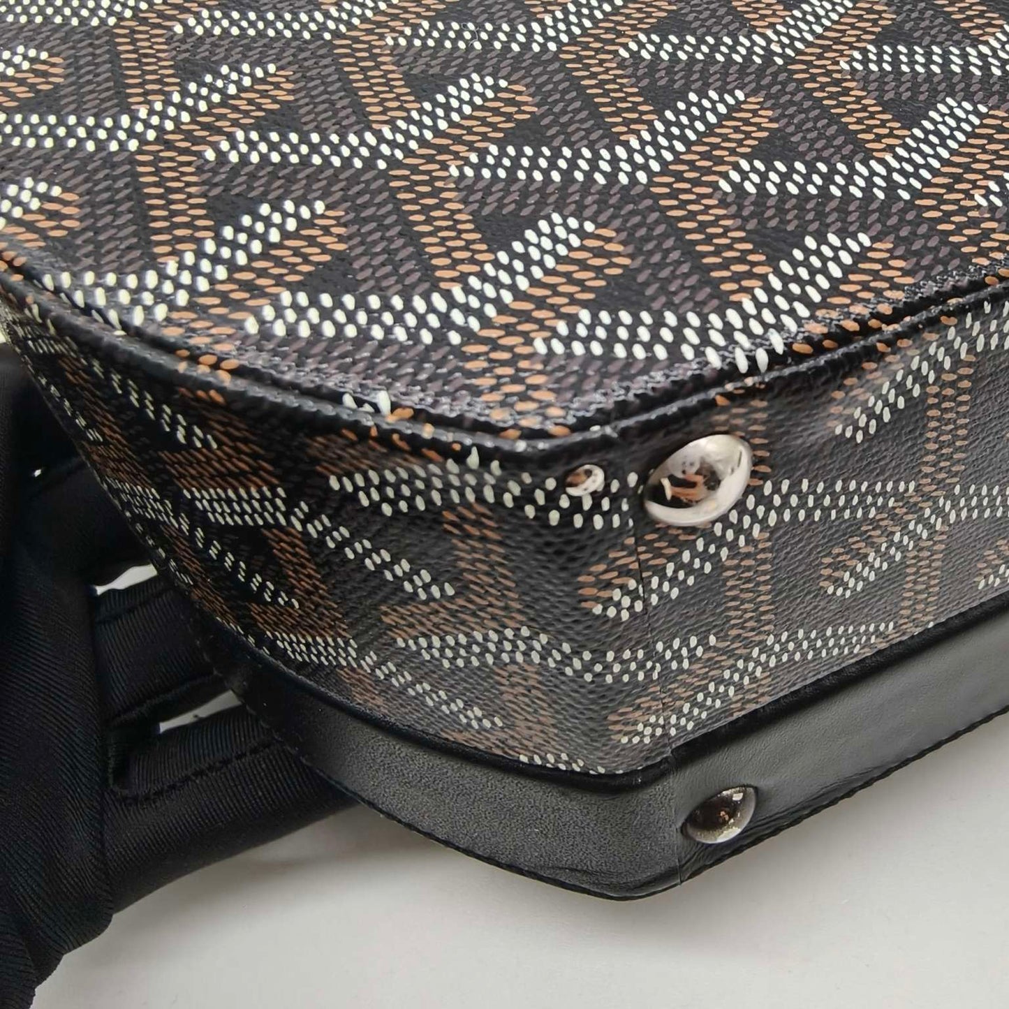 Goyard - Alto - Goyardine canvas and Leather - Black - (mini)