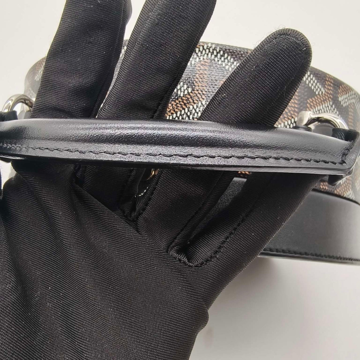Goyard - Alto - Goyardine canvas and Leather - Black - (mini)