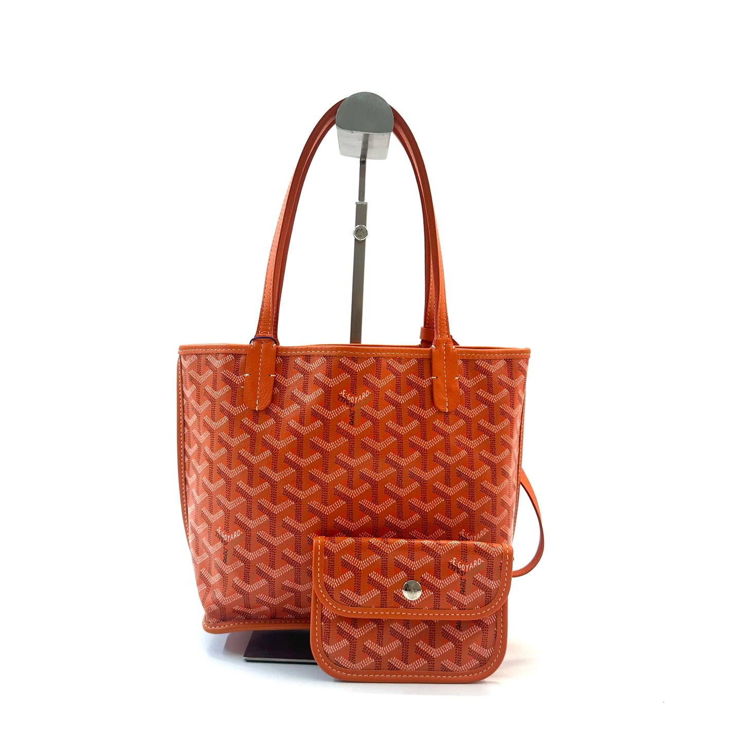 Goyard - Anjou - Leather - Orange