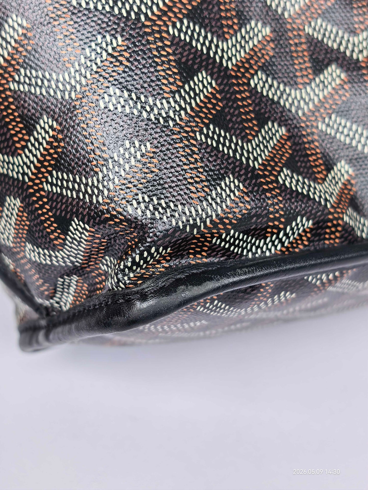 Goyard - Anjou - Cloth - Black - (mini)