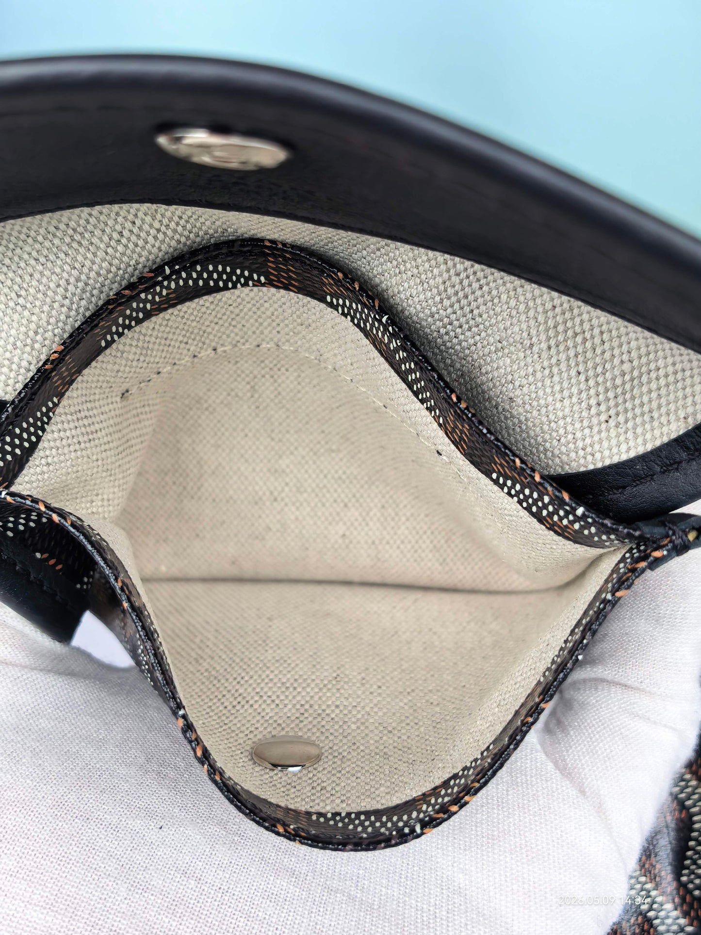 Goyard - Anjou - Cloth - Black - (mini)