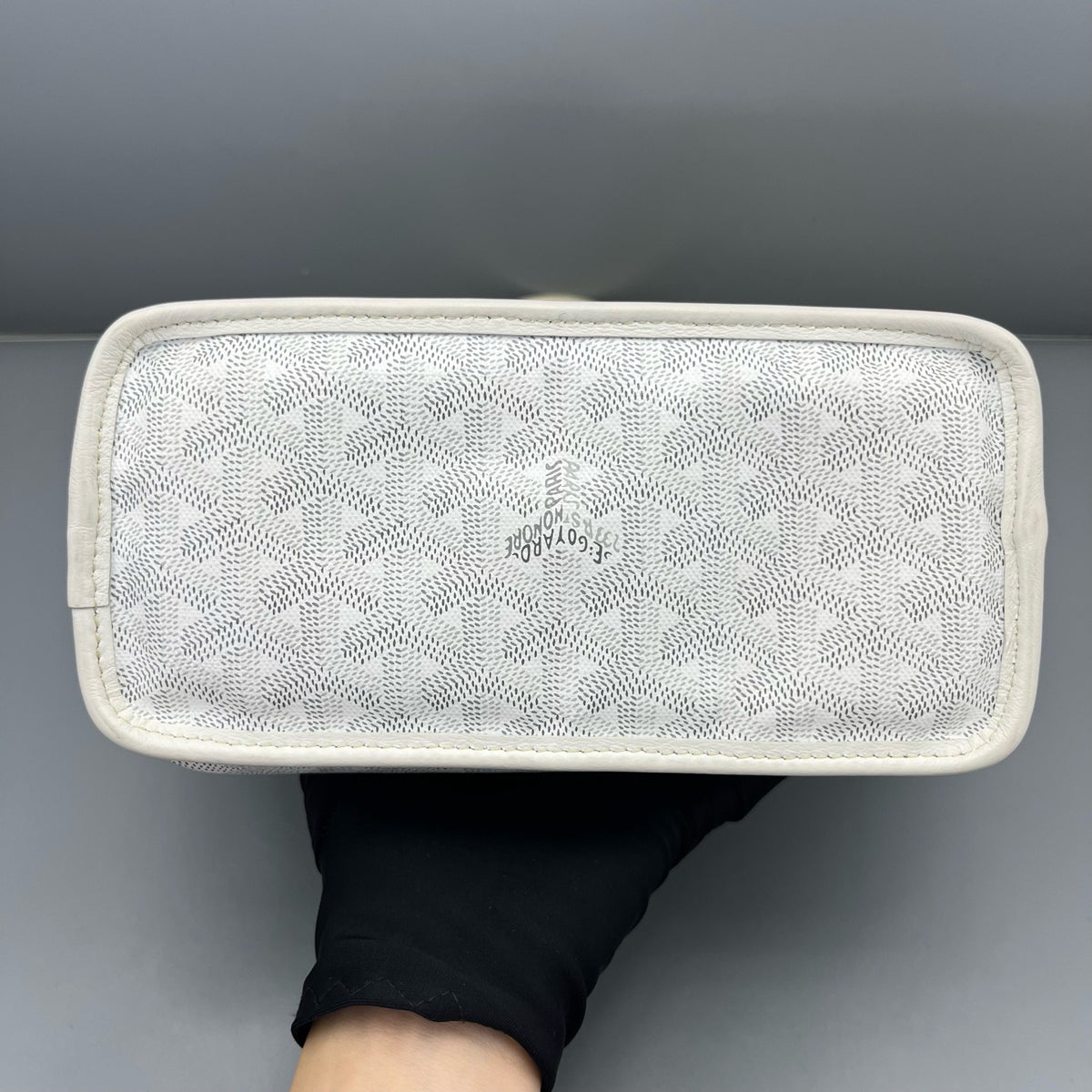 Goyard - Anjou Mini Tote with Pouch - Cloth - White - (mini)
