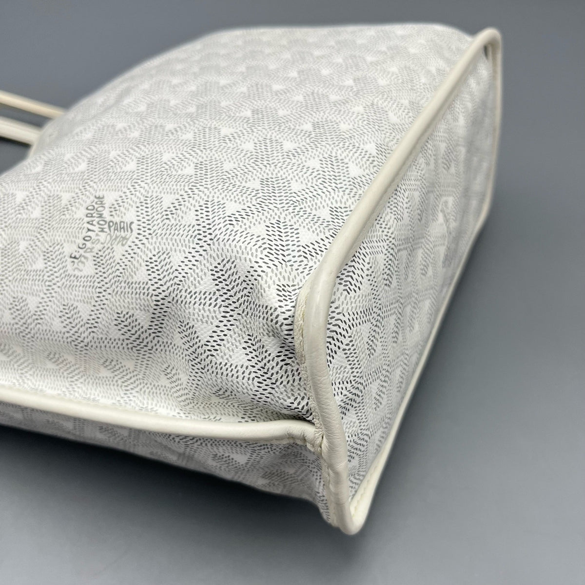 Goyard - Anjou Mini Tote with Pouch - Cloth - White - (mini)