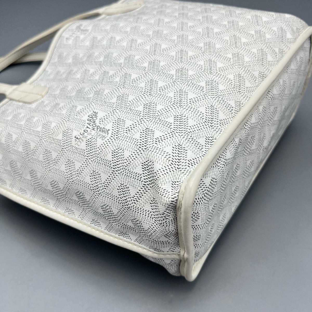Goyard - Anjou Mini Tote with Pouch - Cloth - White - (mini)