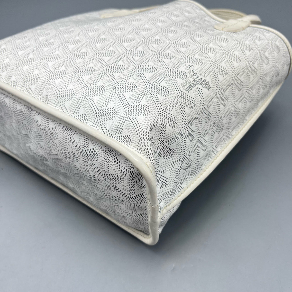 Goyard - Anjou Mini Tote with Pouch - Cloth - White - (mini)