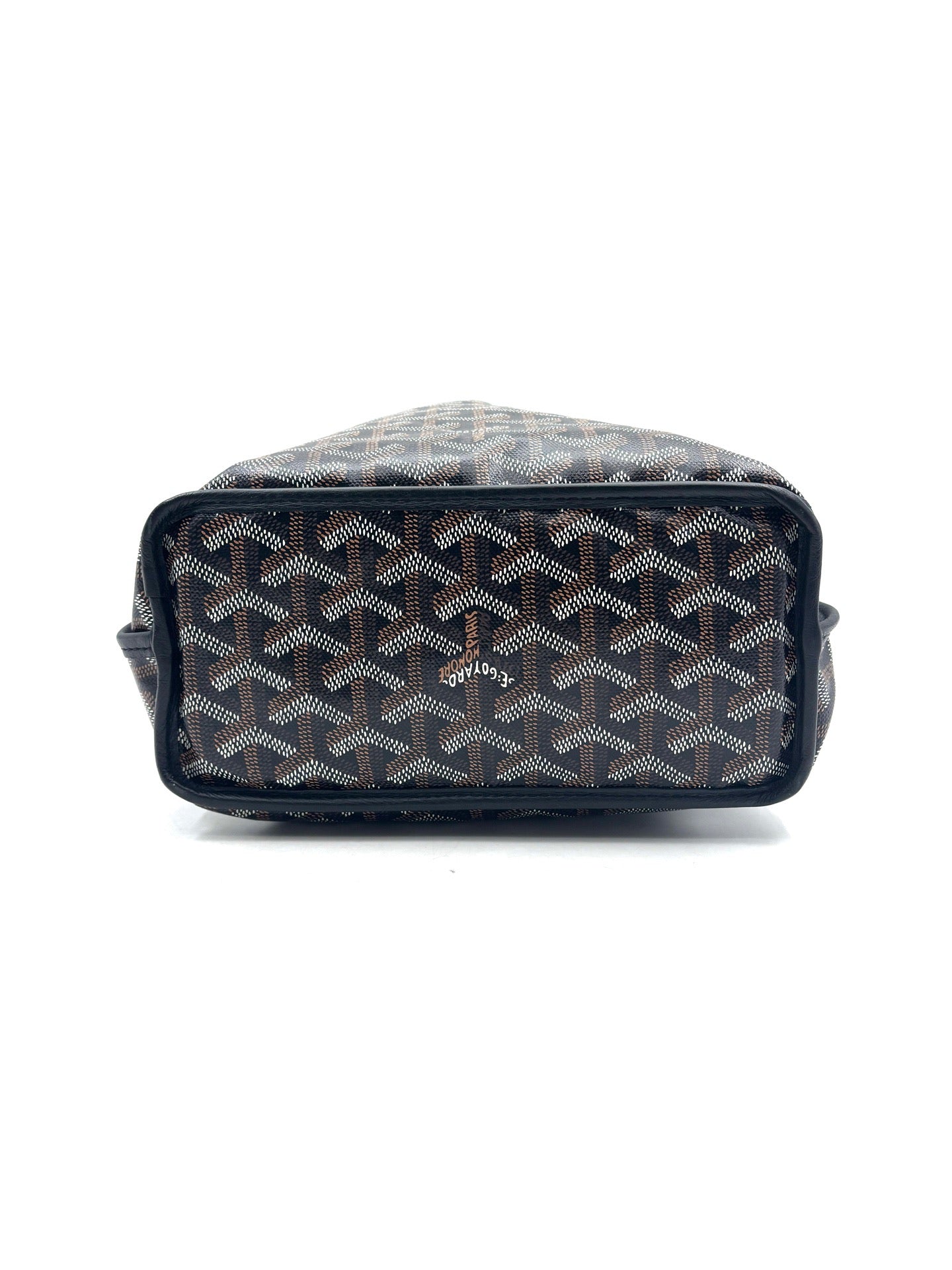 Goyard - Anjou Reversible Mini Tote Bag - Goyardine canvas and cowhide leather - Black - (mini)