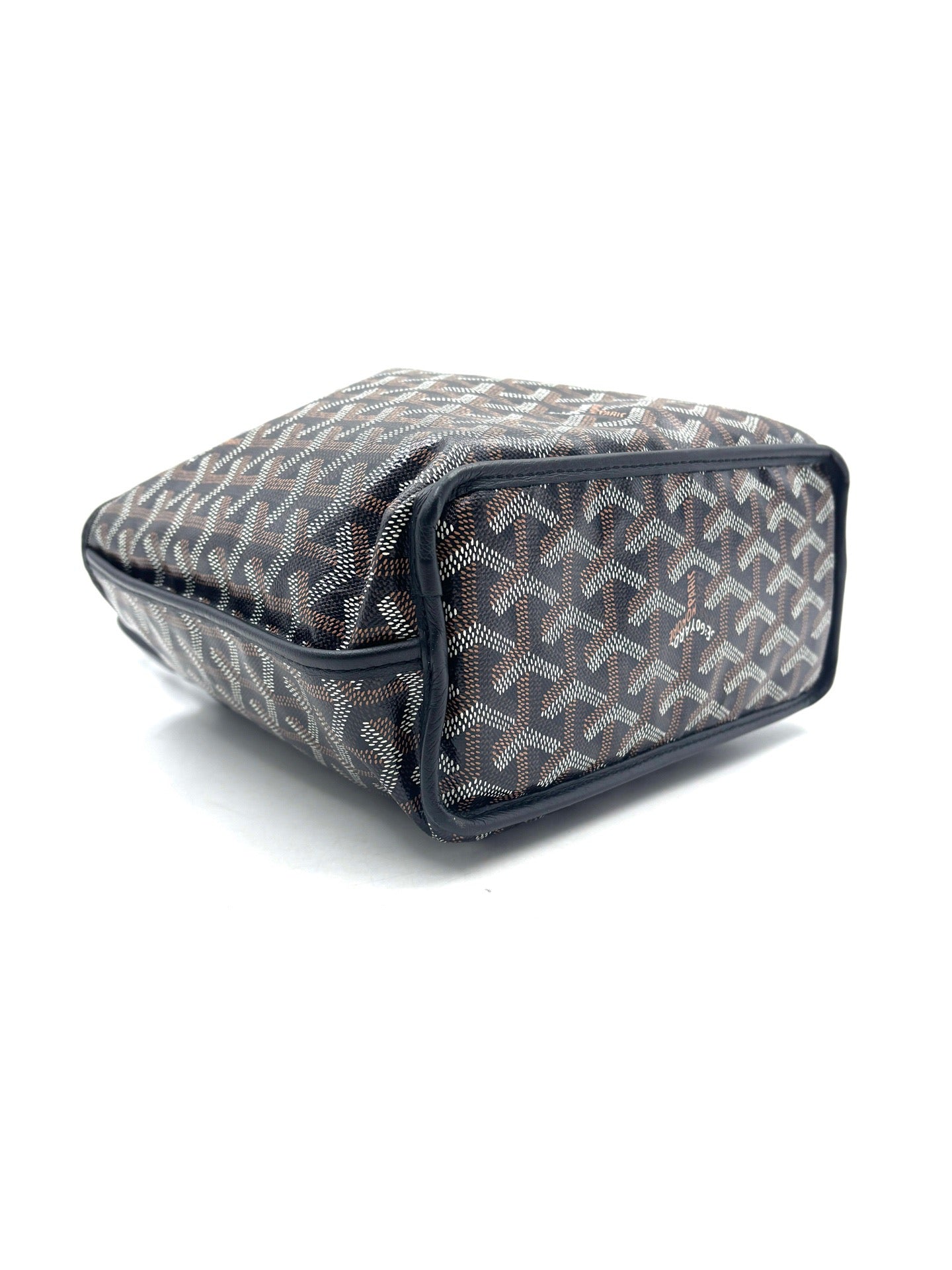 Goyard - Anjou Reversible Mini Tote Bag - Goyardine canvas and cowhide leather - Black - (mini)