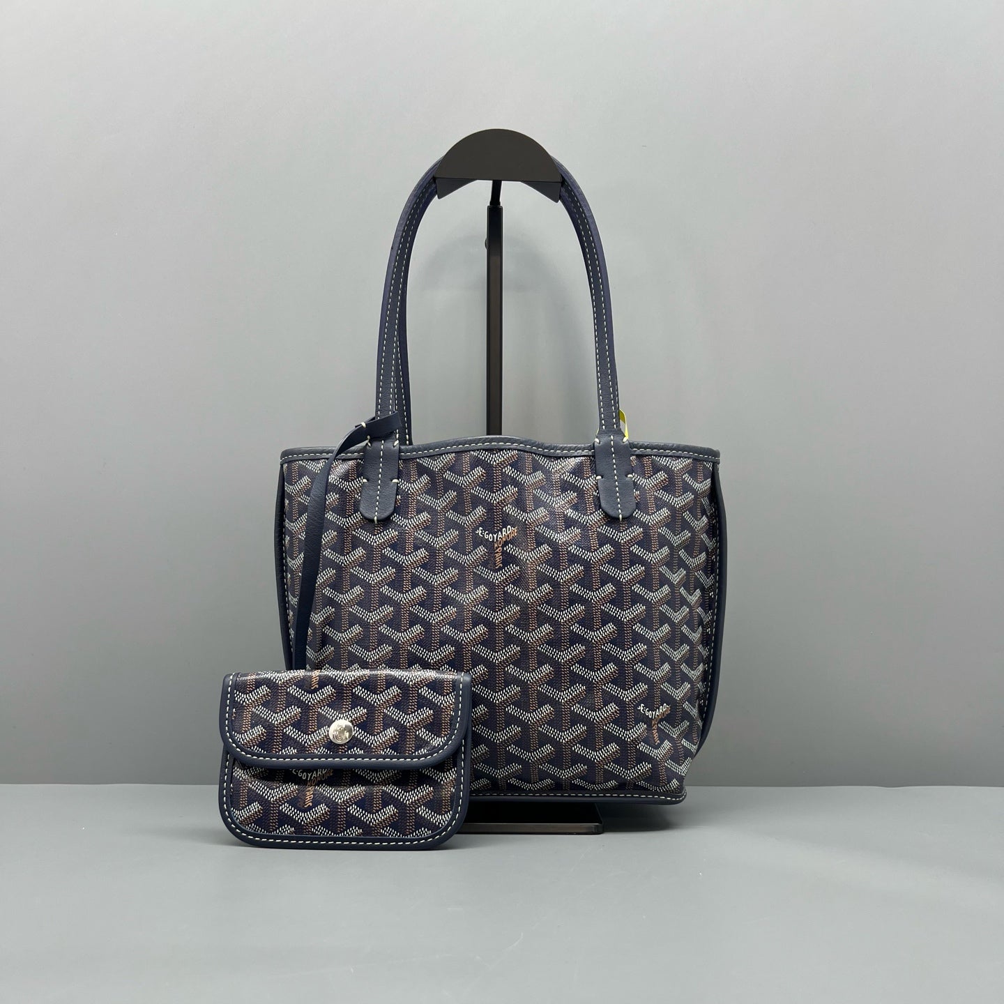 Goyard - Anjou - Synthetic - Navy - (mini)