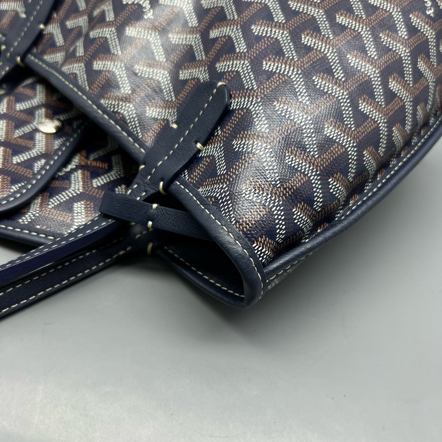 Goyard - Anjou - Synthetic - Navy - (mini)
