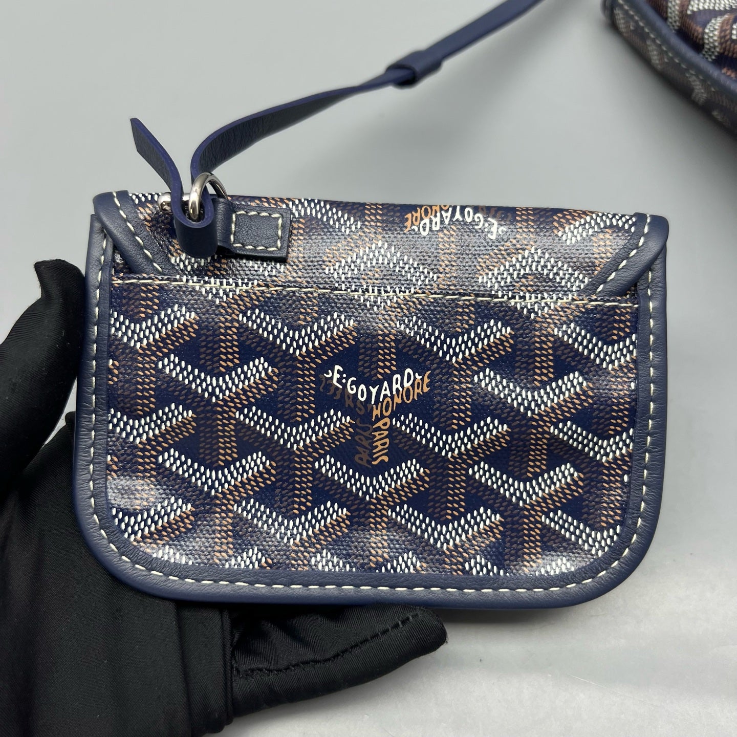 Goyard - Anjou - Synthetic - Navy - (mini)
