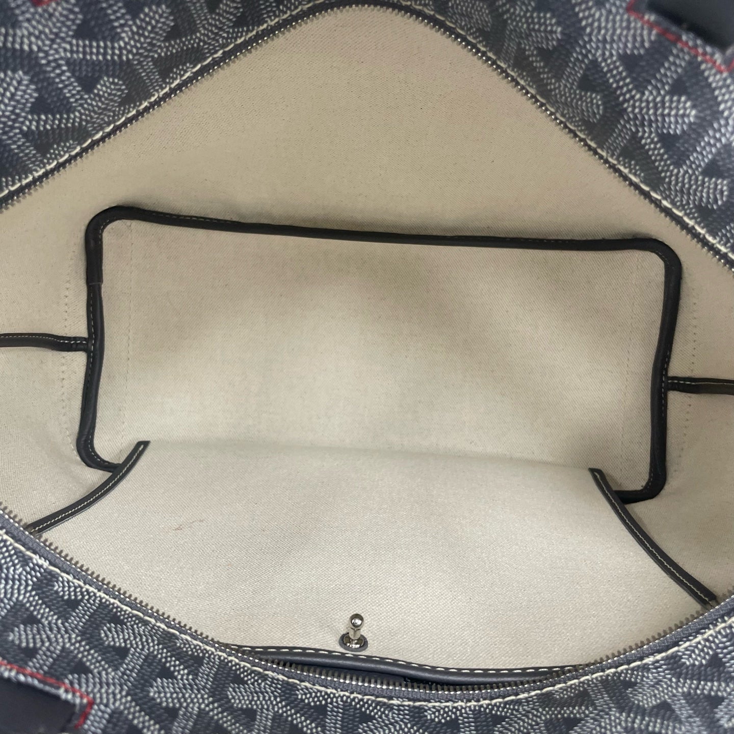 Goyard - Artois - Goyardine canvas with leather trim - Grey - (medium)