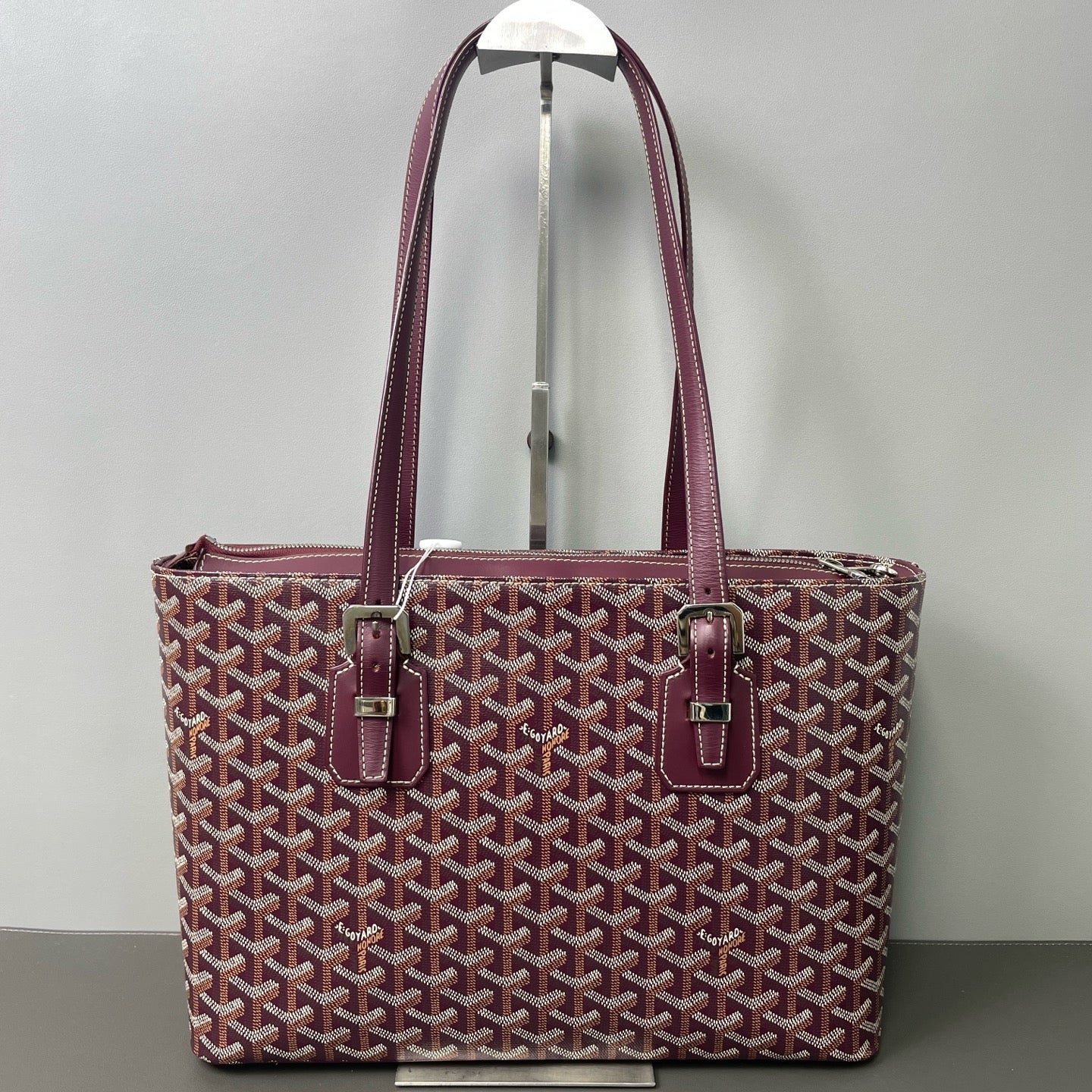 Goyard - Bella Tote - Cloth - Burgundy - (medium)
