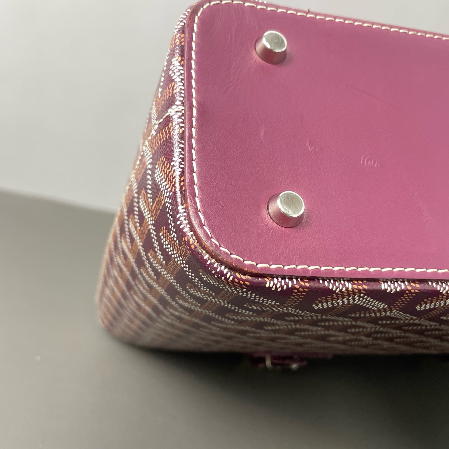 Goyard - Bella Tote - Cloth - Burgundy - (medium)