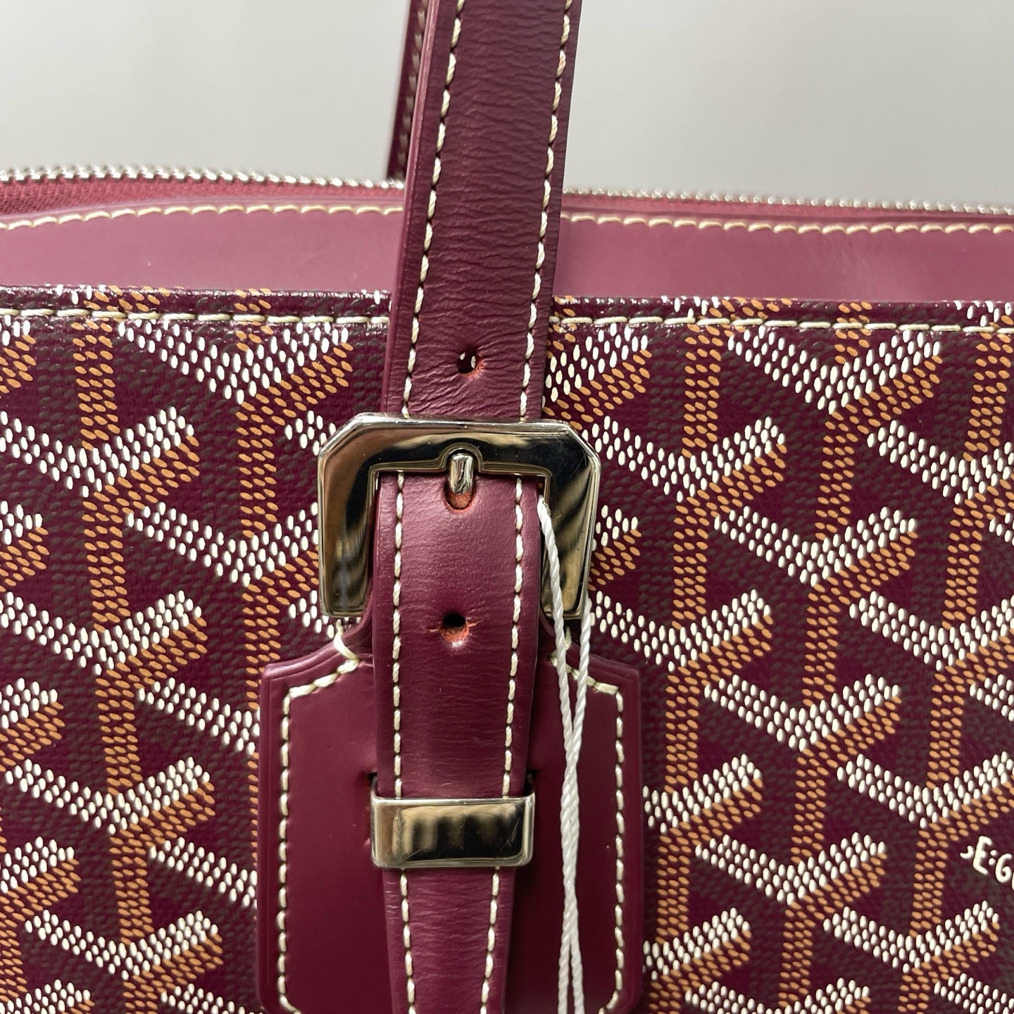 Goyard - Bella Tote - Cloth - Burgundy - (medium)