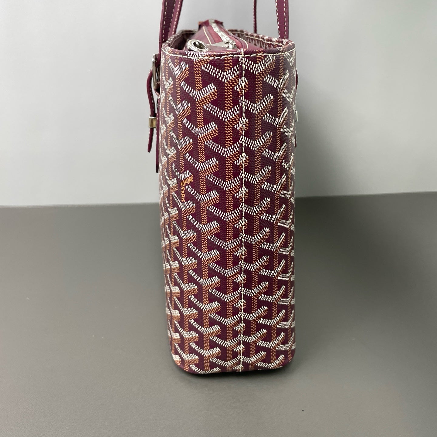 Goyard - Bella Tote - Synthetic - Burgundy - (Medium)