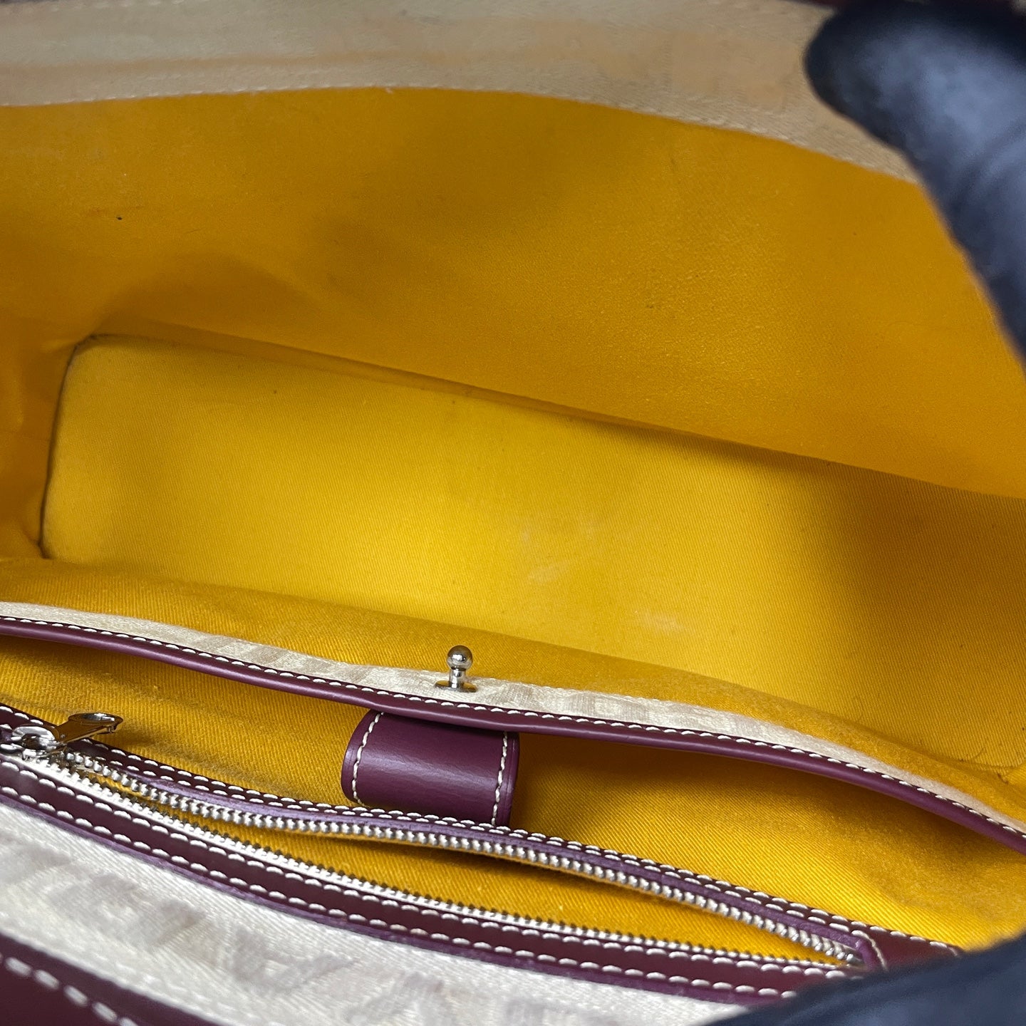 Goyard - Bella Tote - Synthetic - Burgundy - (Medium)
