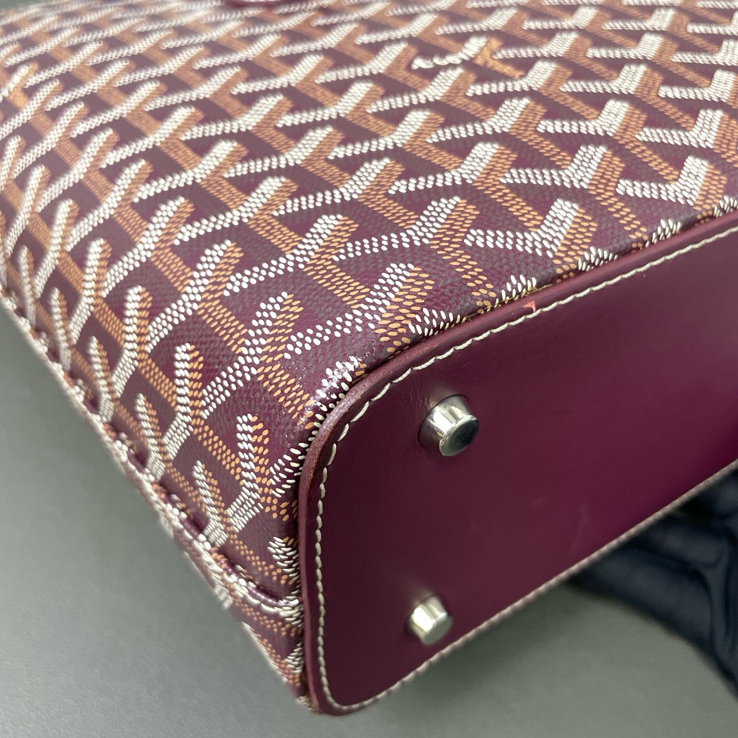 Goyard - Bella Tote - Synthetic - Burgundy - (Medium)