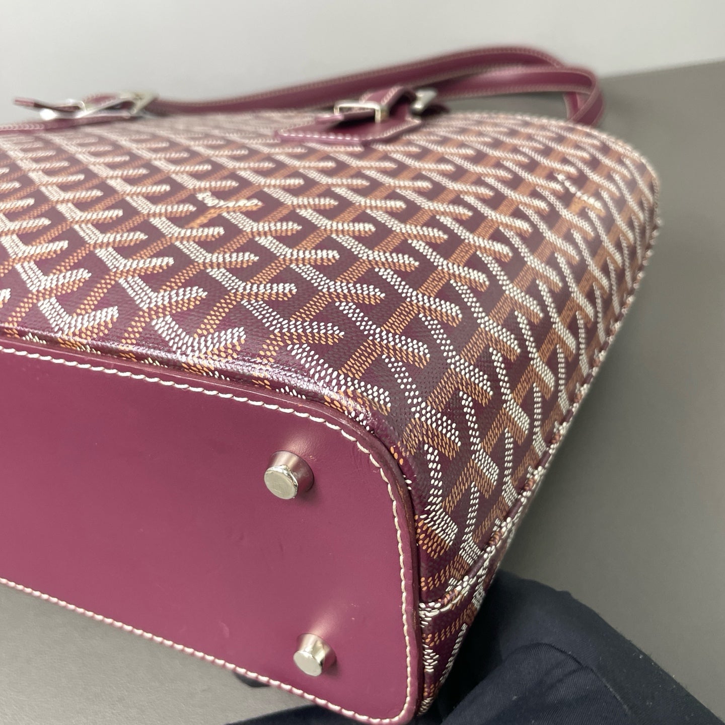 Goyard - Bella Tote - Synthetic - Burgundy - (Medium)