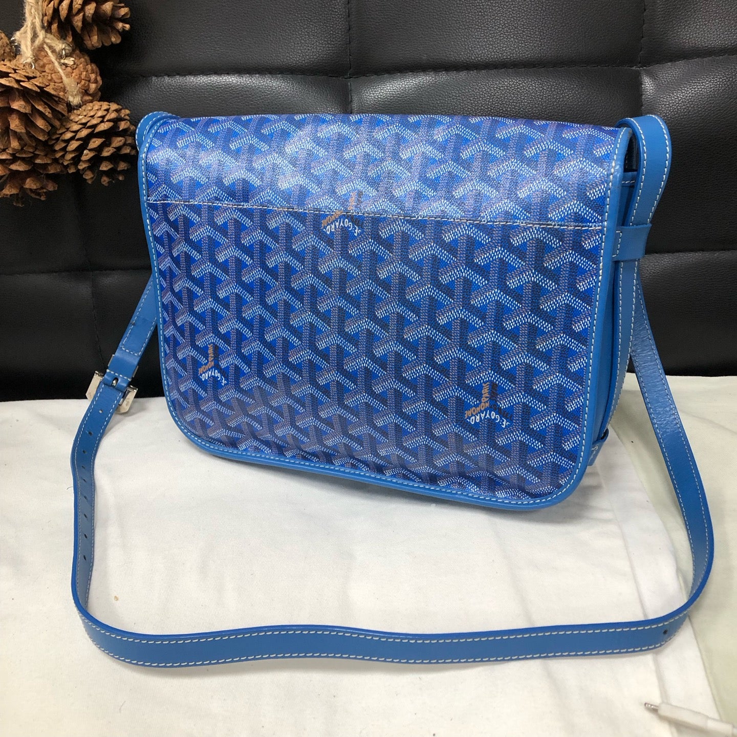 Goyard - Belvedere - Cloth - Blue - (medium)