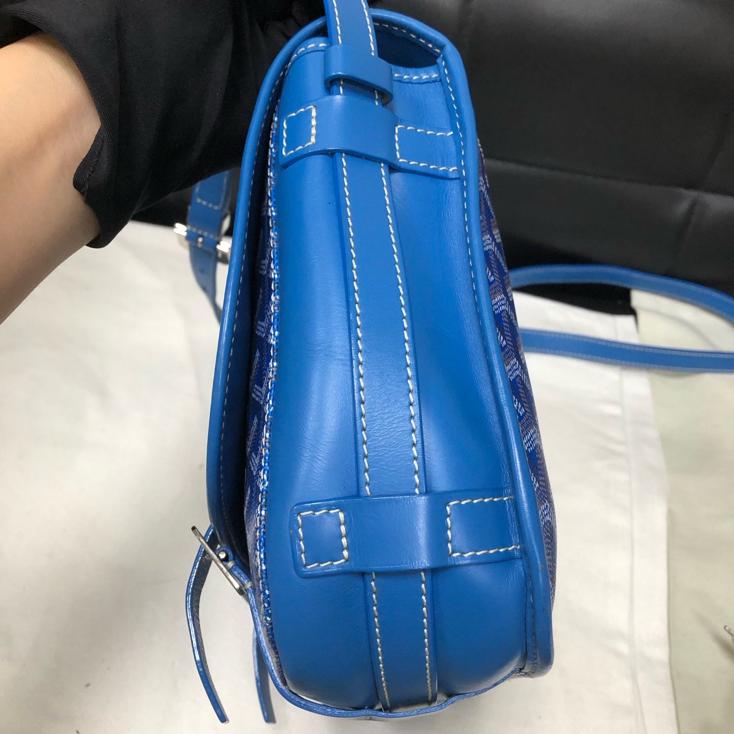 Goyard - Belvedere - Cloth - Blue - (medium)